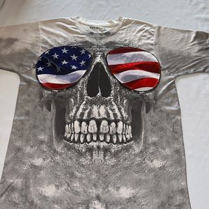 Get a life Skull T-shirt, large